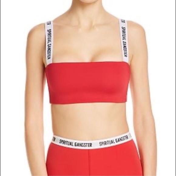 Spiritual gangster skylar crimson legging/bra workout set - Picture 4 of 10